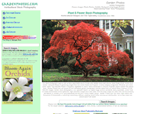 Tablet Screenshot of gardenphotos.com